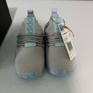 adidas Kids Sneakers in Gray and Light Blue